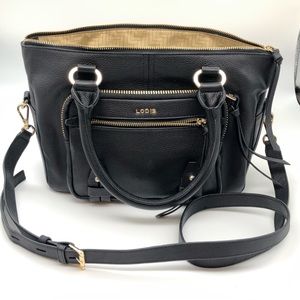 Lodis small Ellie Satchel handbag - black